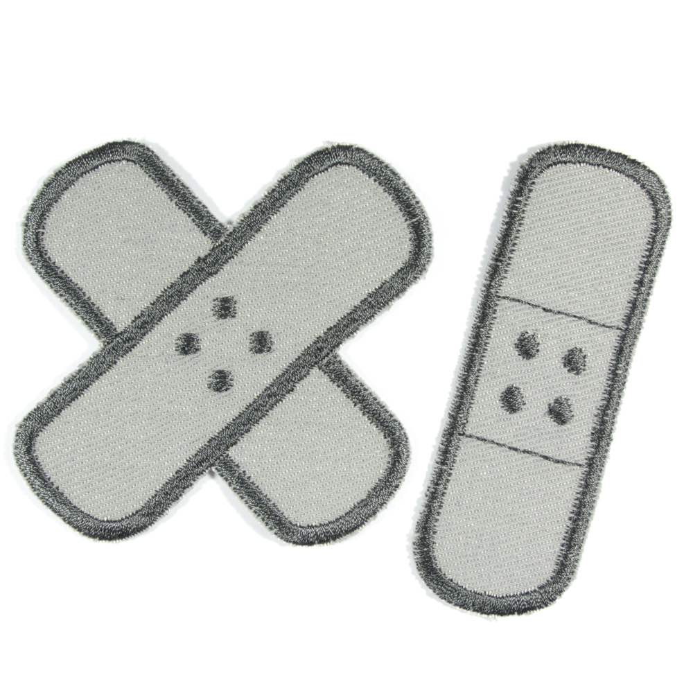 Patches plaster iron-on patches organic jeans gray iron-on patches set small medium 2 trouser patches